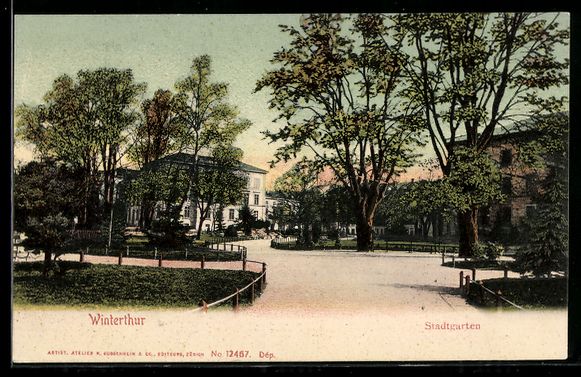 Ansichtskarten: AK Winterthur, Stadtgarten – Gebraucht aus Berlin von bartko-reher