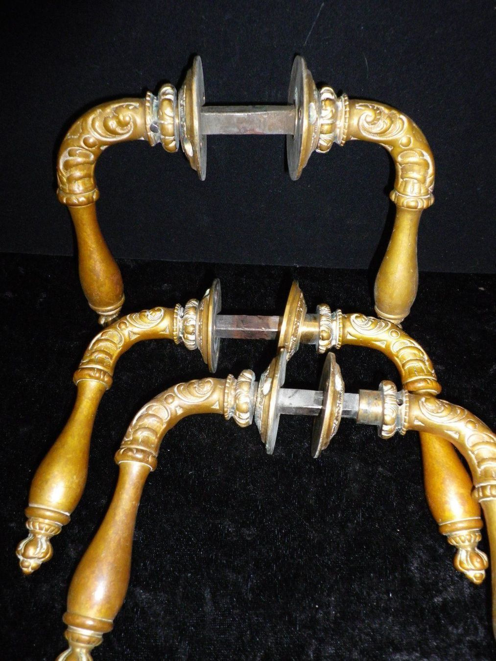 Ferramenta: Türklinken Jugendstil 3 Paar – Usato da Reinach BL venduto da Annodomini 4