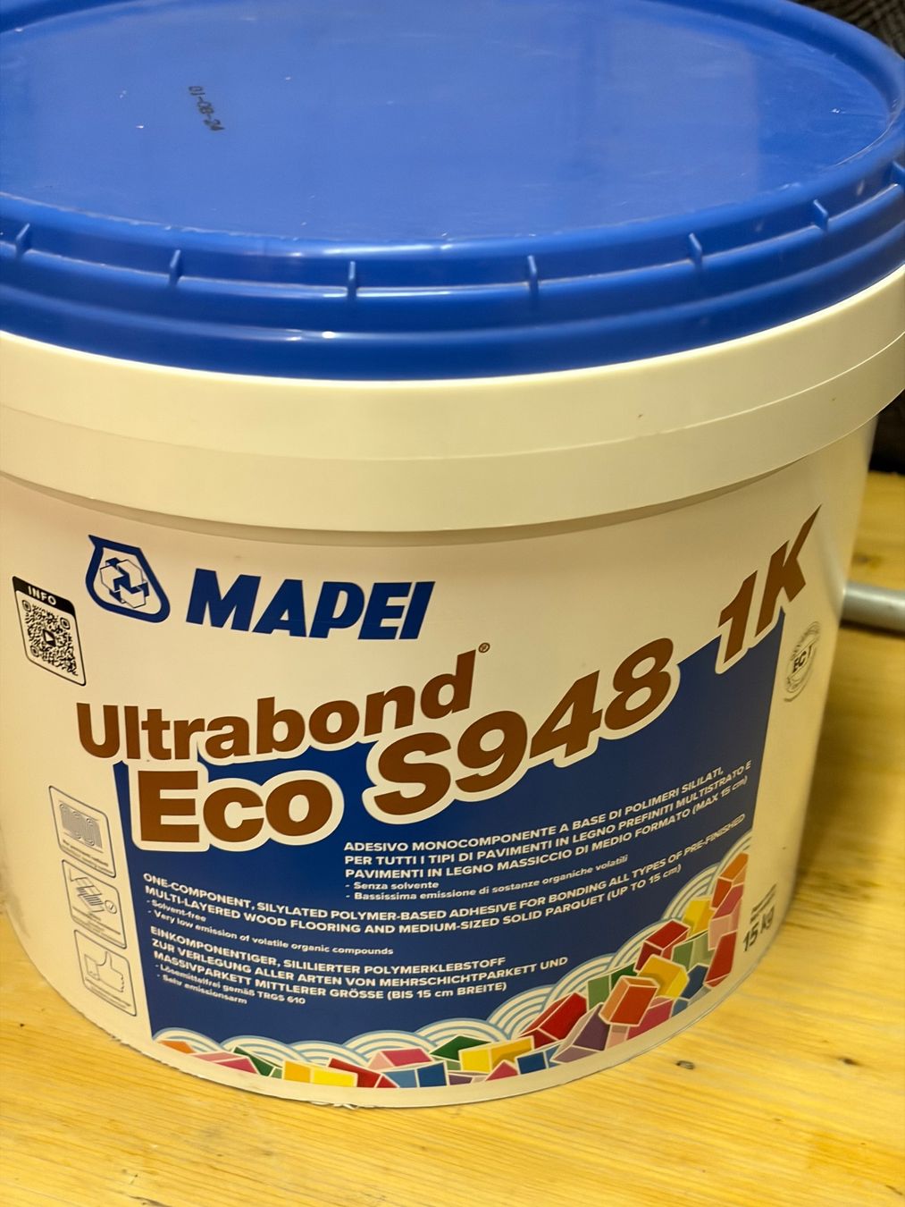Mapei Ultrabond Eco S948 1K Parkettklebstoff, 15kg, Neu! (Neu und ...