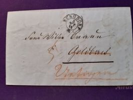 Vorphilabrief 1858 von Burgdorf nach Goldbach resp. Uetigen