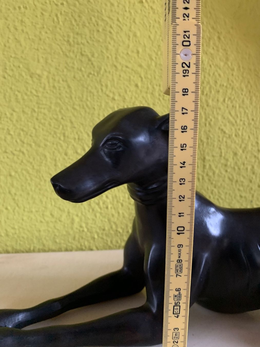 Statuette: Pair Bronze Greyhound -Bronze Windhunde -Lévriers en bronze – Usato da Zürich venduto da ZHtobi 5