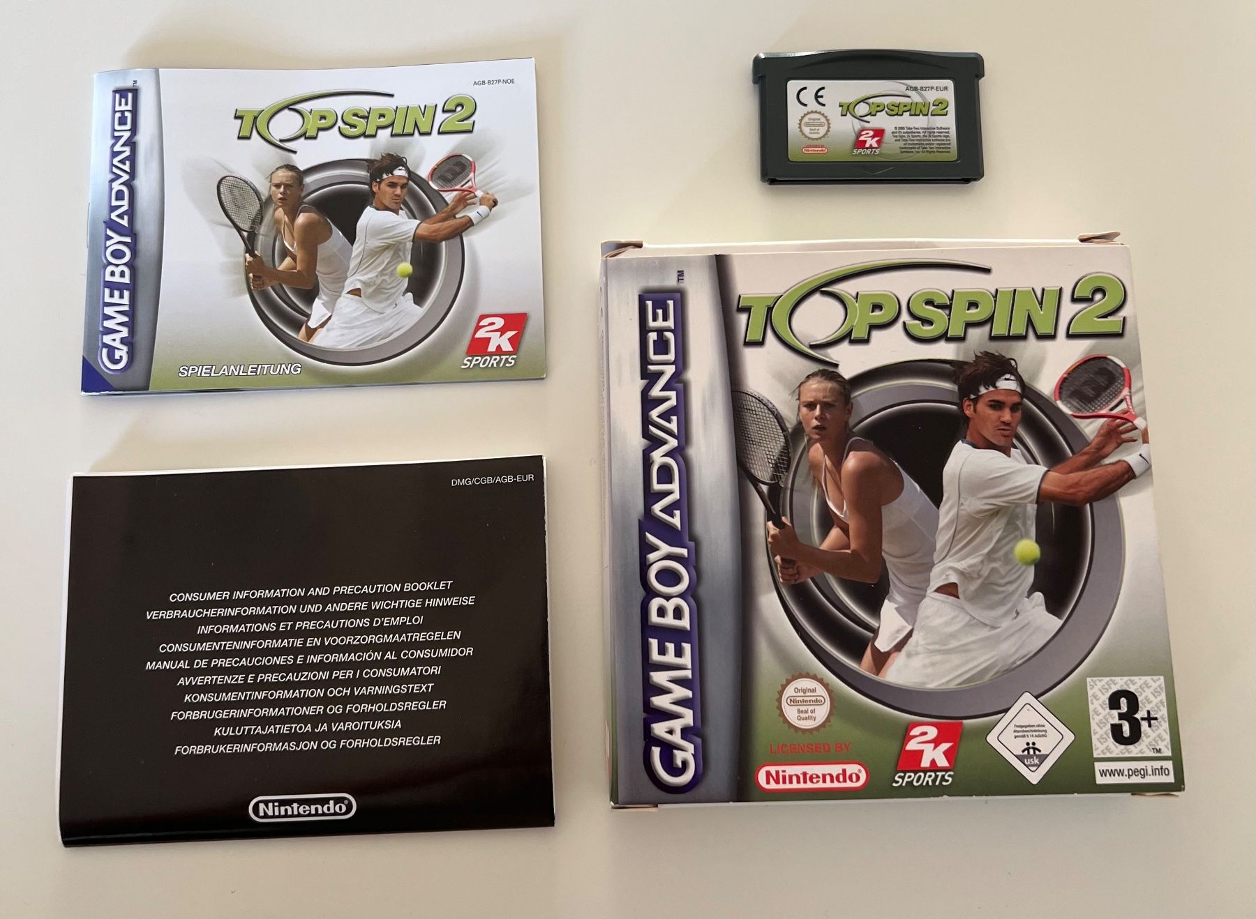 Nintendo Giochi: Top Spin 2 Gameboy Advance  🎾 – Usato da Altstätten SG venduto da sheamus