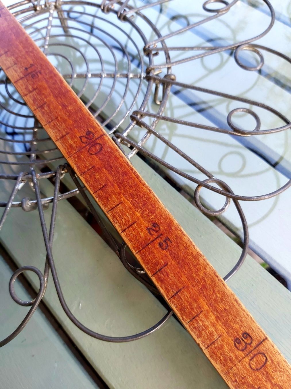 Autres antiquités ou arts: Vintage Drahtkorb, Metallkorb, Untersetzer – D'occasion à Bern par aronari 8