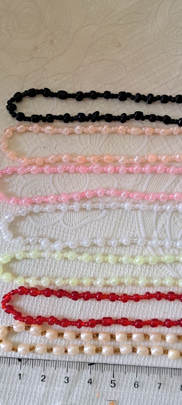 Catenine: Summer Style! 7x Bead Necklaces Bundle - Pink, White & More – Nuovo (secondo la descrizione) da Bern venduto da mahilini 2