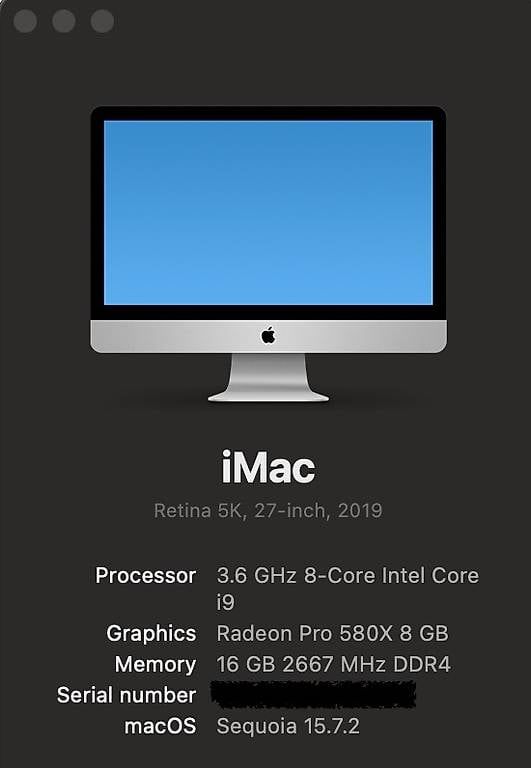 PCs: iMac 27' Retina 5K 2019 – Gebraucht aus Binningen von E_saks