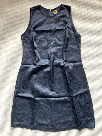 Sixtyseven Kleid Grösse ca. S Sommerkleid blau schwarz