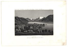 Vevey Aquatinta von Dikenmann