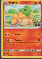 TCG POKEMON Pokemon Go PGO 013/ 078 NUMEL  Italiano