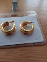 Elegante goldene Ohrringe, neuwertig, ein Muss im Sommer!