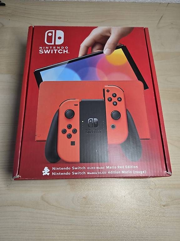 Konsolen: Nintendo Switch (OLED-Modell) Mario Red Edition + Spiel  – Gebraucht aus Goldau von cer_lg56 3