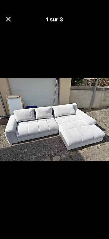 Sofas: Canapé d'angle transformable en lit – D'occasion à St-Imier par ala_b9v9