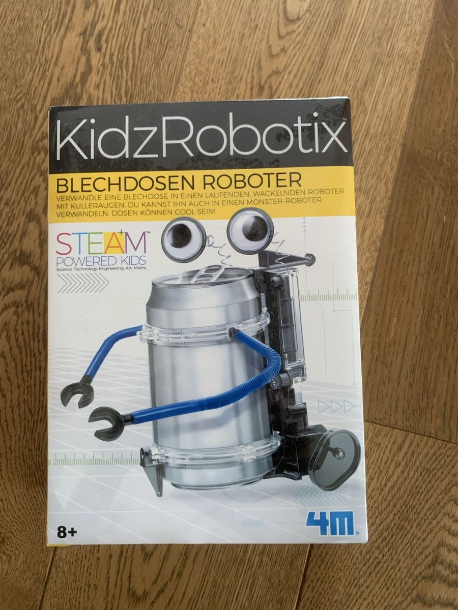 Spielzeuge: 4M KidzRobotix Blechdosenroboter – Neu und originalverpackt aus Biberist von coffee13