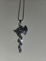 collier hache dragon