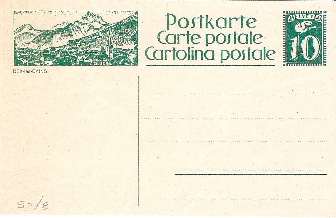 Tutti i francobolli: Carte postale [BEX les BAINS] – Nuovo (secondo la descrizione) da Belmont-Lausanne venduto da ZarRomanoff