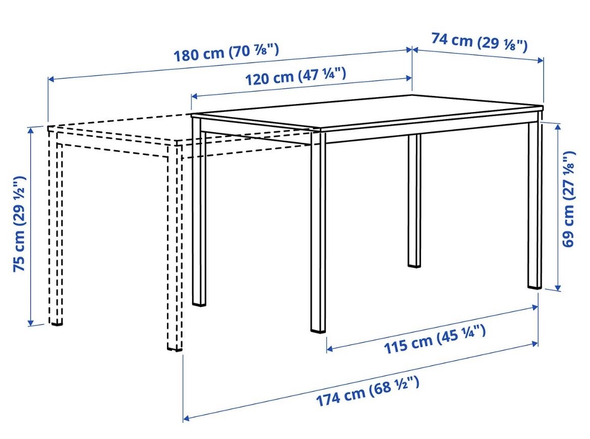 Tavoli: Esstisch ausziehbar Ikea VIHALS – Usato da Wattwil venduto da whatevertopnever 1