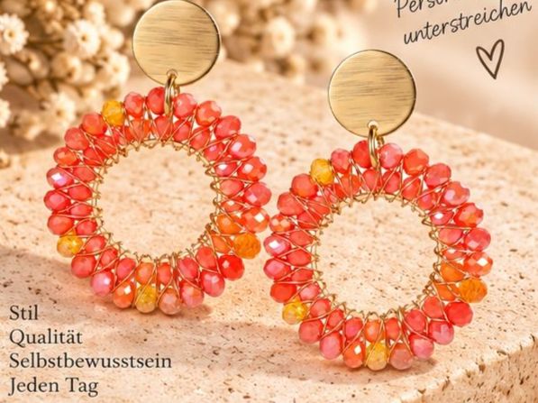 Orecchini pendenti & Orecchini a lobo: Ohrringe Edelstein vergoldet – Nuovo e nell'imballaggio originale da Hemmental venduto da Aureumgold 1