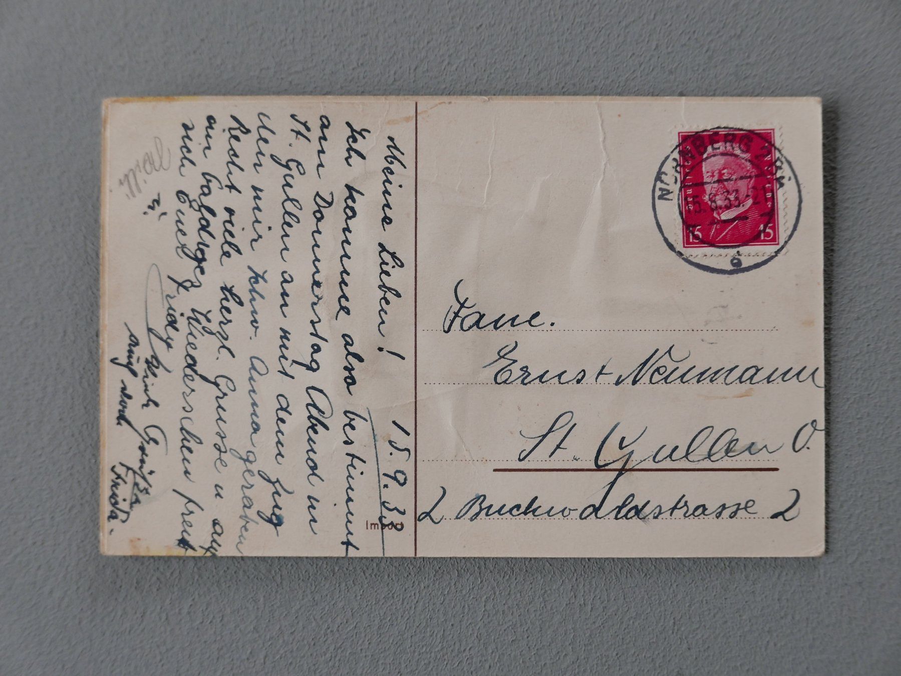 Cartoline postali: ANTIKE ANSICHTSKARTE MIT BILDERBOGEN VON NÜRNBERG – Usato da Balgach venduto da Zwischenraum 2