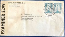 1941 Mexico / Zensurbrief Tijuana nach Rheinfelden