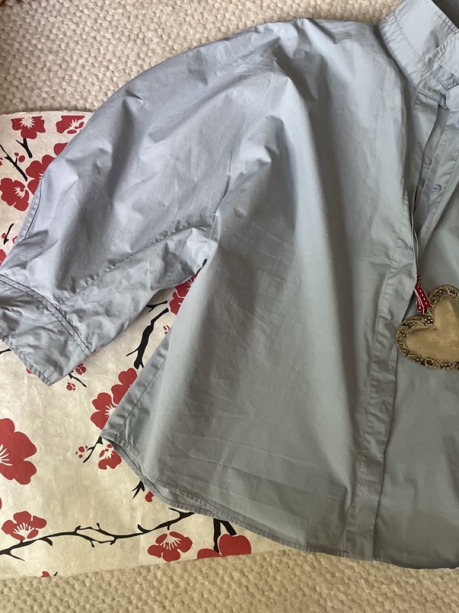 Zara Camicette: Leichte Sommerbluse ü. mhellblau, Grösse M, top Zustand – Nuovo (secondo la descrizione) da Basel venduto da Jul17 5