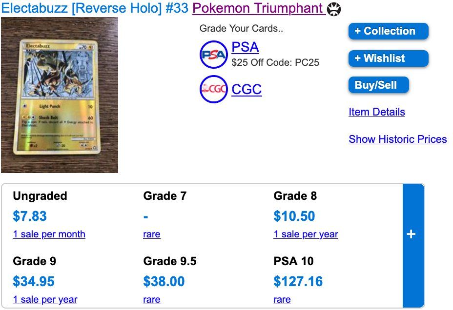 Pokémon Carte collezionabili: Elevoltek, Elektek & Elekid Reverse Holo / 20, 33 & 21 – Usato da Zürich venduto da PEACECOCOON 3