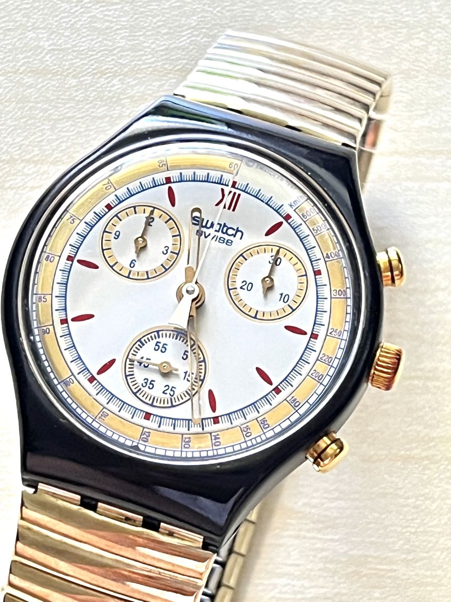 Swatch Uhren: Swatch Chronograph Uhr mit Metallarmband  – Gebraucht aus Grenchen von chththl 1