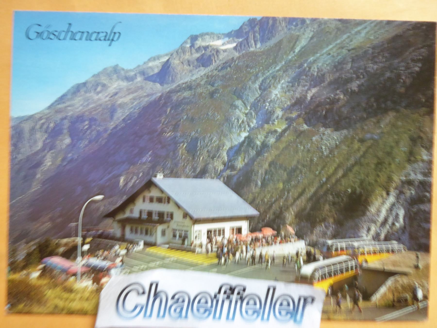 Cartoline postali: Göscheneralp, Berggasthaus – Nuovo (secondo la descrizione) da Zürich venduto da Chaeffeler