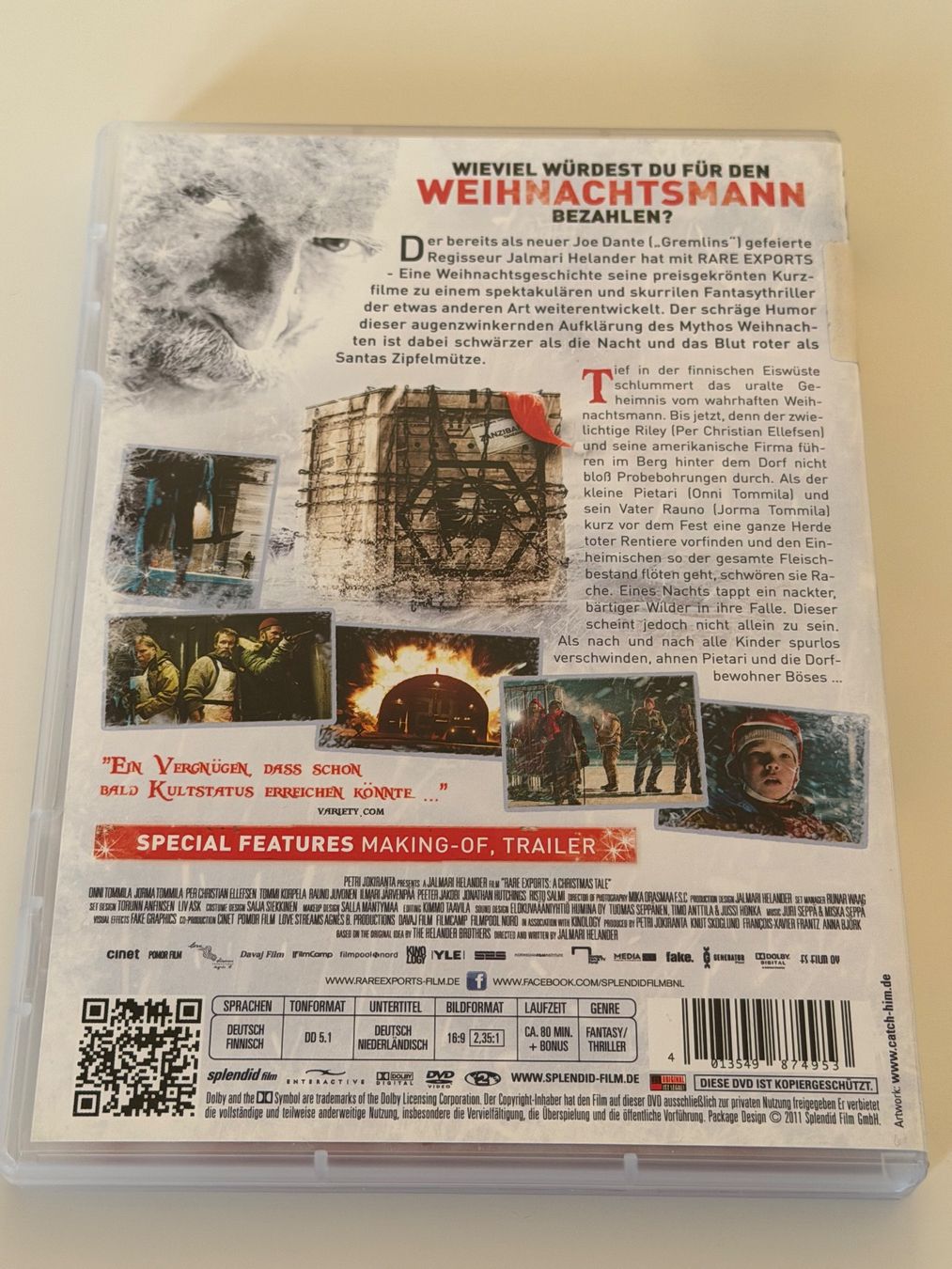 Tutti i DVDs: Rare Exports - Eine Weihnachtsgeschichte DVD – Usato da Altstätten SG venduto da sheamus 1