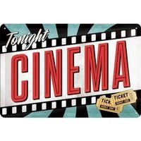 Blechschild - Cinema