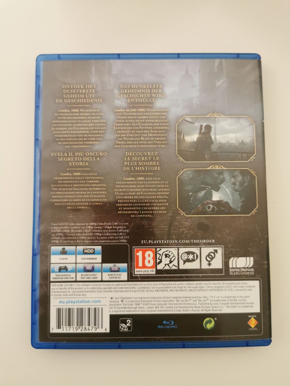 Sony Spiele: The order 1886 – Gebraucht aus seigneux von Boyo12 1