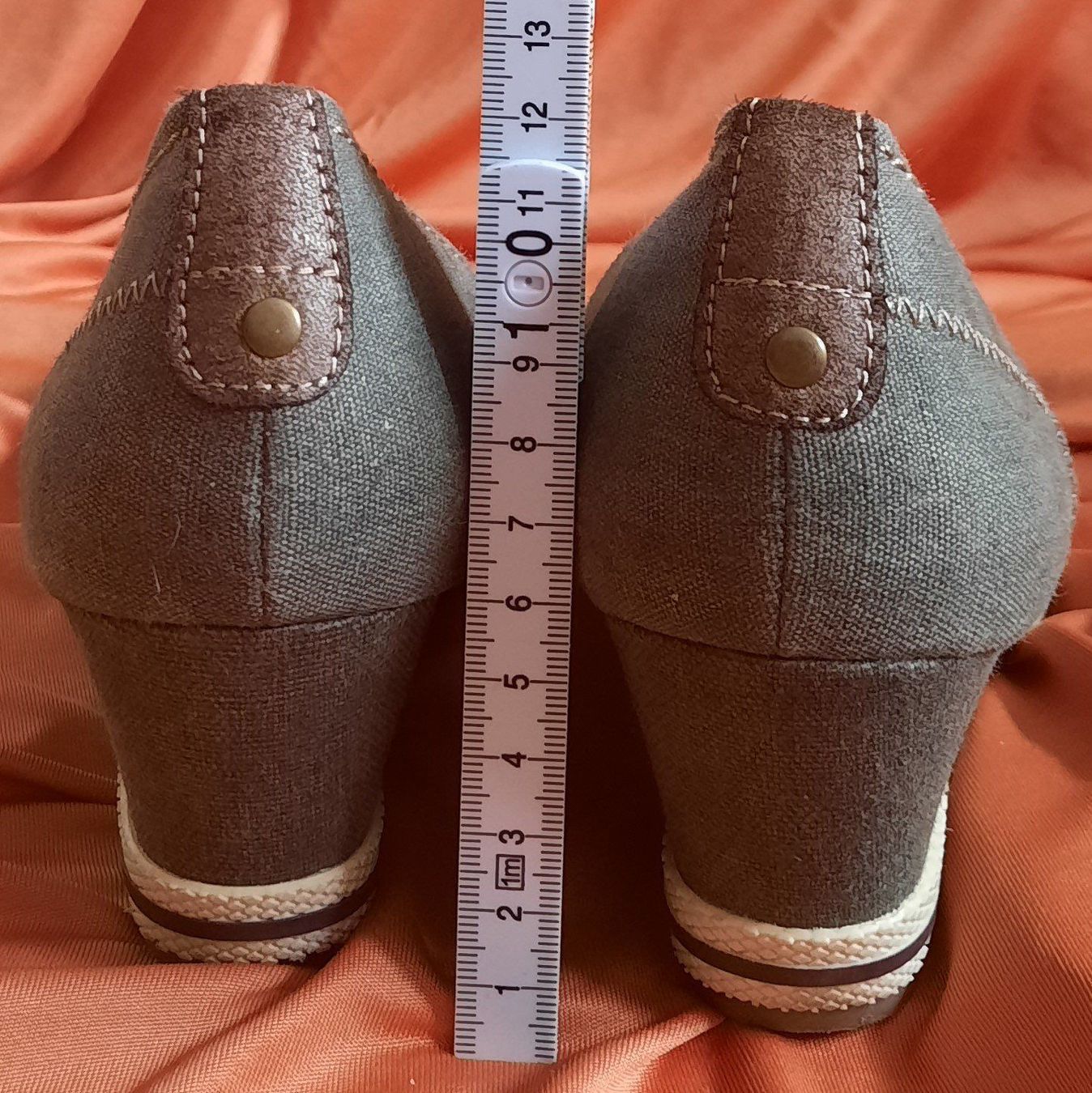 Cube Scarpe da donna: CUBE Keilabsatz Ballerina "Jeans" Gr. 39 – Nuovo (secondo la descrizione) da Seuzach venduto da VT-Collections2 1