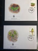 WWF Mauritius 2003 Satz Mauritiussittich ill. Ersttagsbriefe