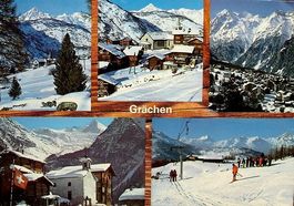 GRÄCHEN Wintersport - Skilift - Skischule