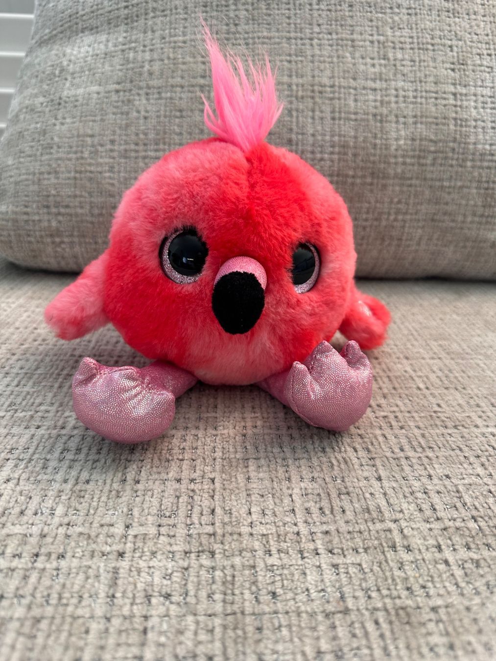 Coop Giocattoli: Süsser Flamingo Plüschvogel - singt – Usato da Abtwil SG venduto da nur_6nx6
