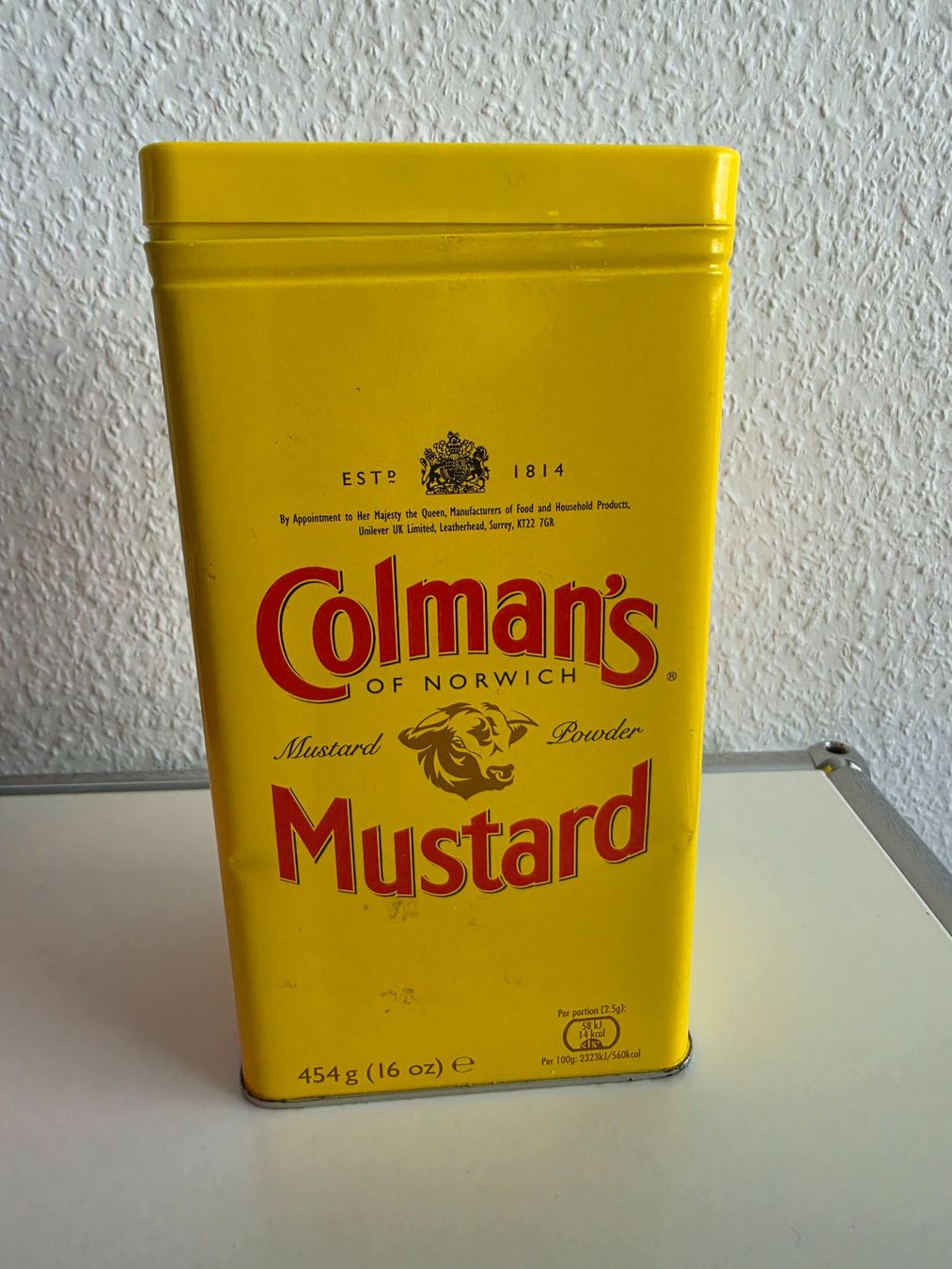 Behälter & Ähnliches: Blechdose "Colman's mustard powder" – Gebraucht aus Zumikon von chv_w96q