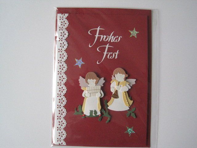 Cartoline: Weihnachtskarte handgemacht (10) – Nuovo e nell'imballaggio originale da Schachen LU venduto da moepsli5