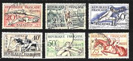 France - 1953 - YT 960-965 - Série oblitérée