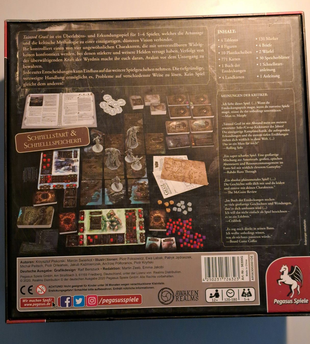 Giochi: Tainted Grail mit Erweiterung (de) – Usato da Stans venduto da bergsicht42 1