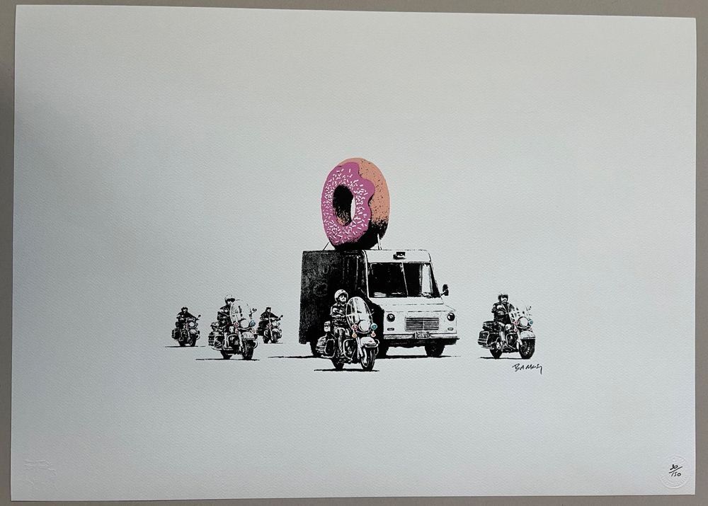 Poster & Bilder: BANKSY « Donuts » XL VERSION 30/150 – Gebraucht aus Staufen von saerdna81 3
