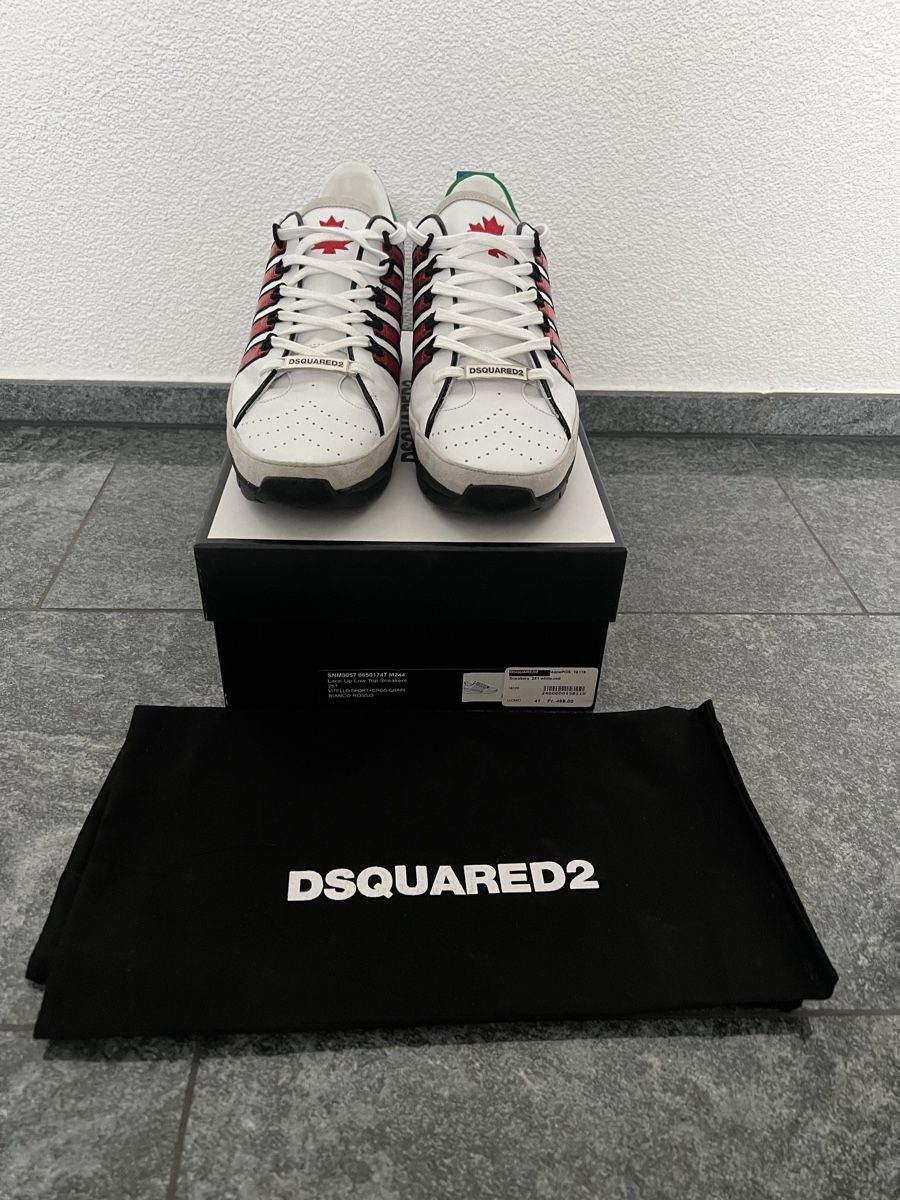 Dsquared2 Scarpe da uomo: Wunderschöne neue DSQUARED2 Sneaker – Nuovo e nell'imballaggio originale da Frick venduto da Tan75