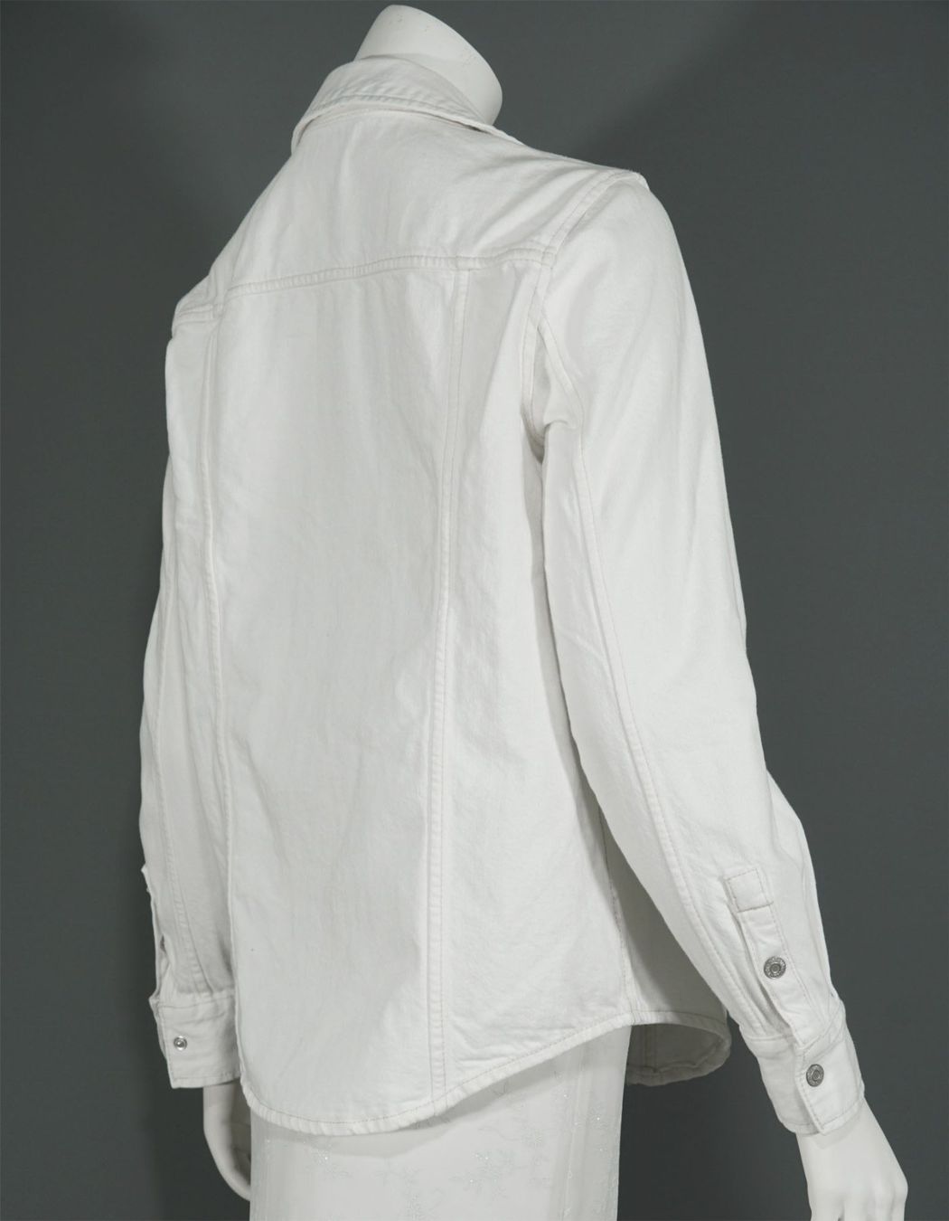 Zara Camicette: weisses Jeans Hemd von Zara – Usato da Meggen venduto da 1Class2Hand 4