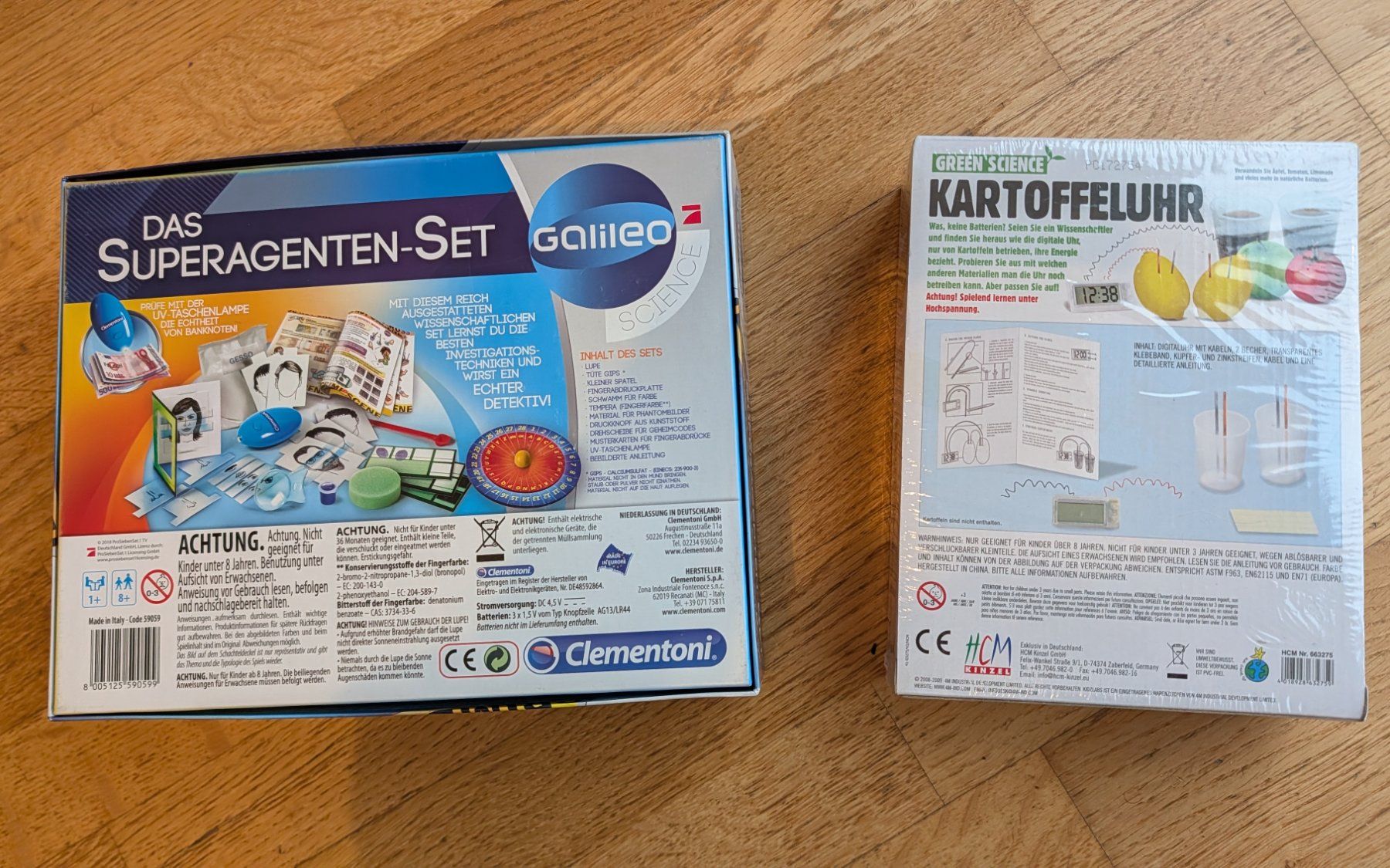 Clementoni Giochi: Spiele Superagentset + Kartoffeluhr – Usato da Uster venduto da nat-li 1