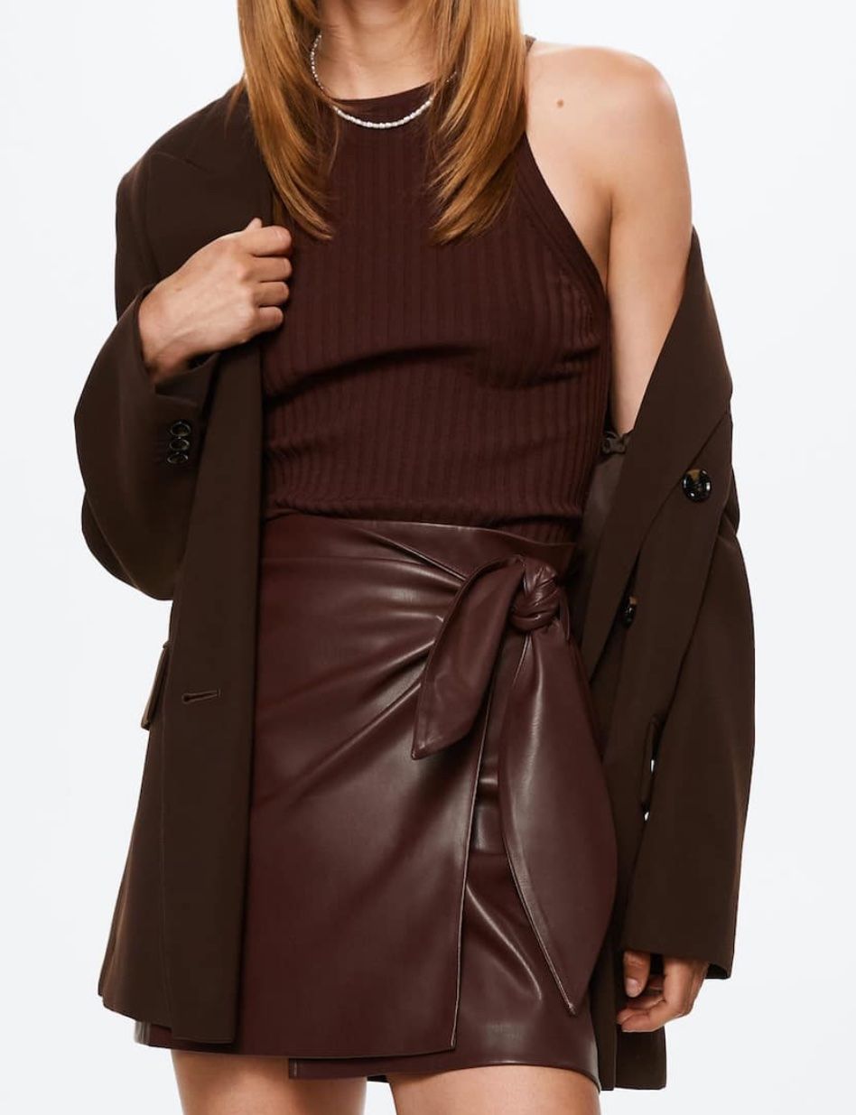 Mango Gonne: Mango Jupe aus Kunstleder – Nuovo (secondo la descrizione) da Urdorf venduto da fairfashion 1