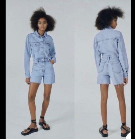 Jeans onesie zara
