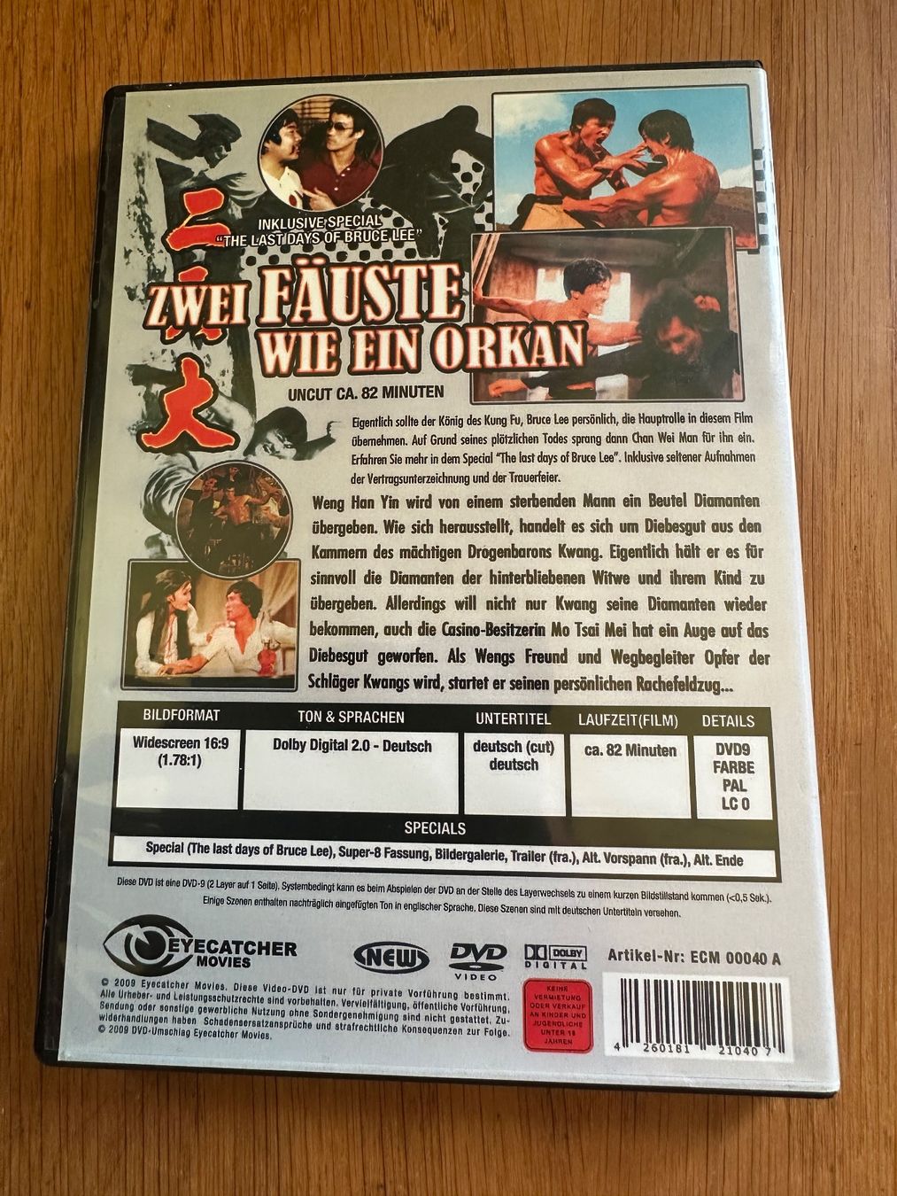 Alle DVDs: Zwei Fäuste wie ein Orkan DVD – Gebraucht aus Benken ZH von Audi-erich 1