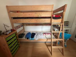 Paidi Holz Hochbett Etagenbett mit Leiter