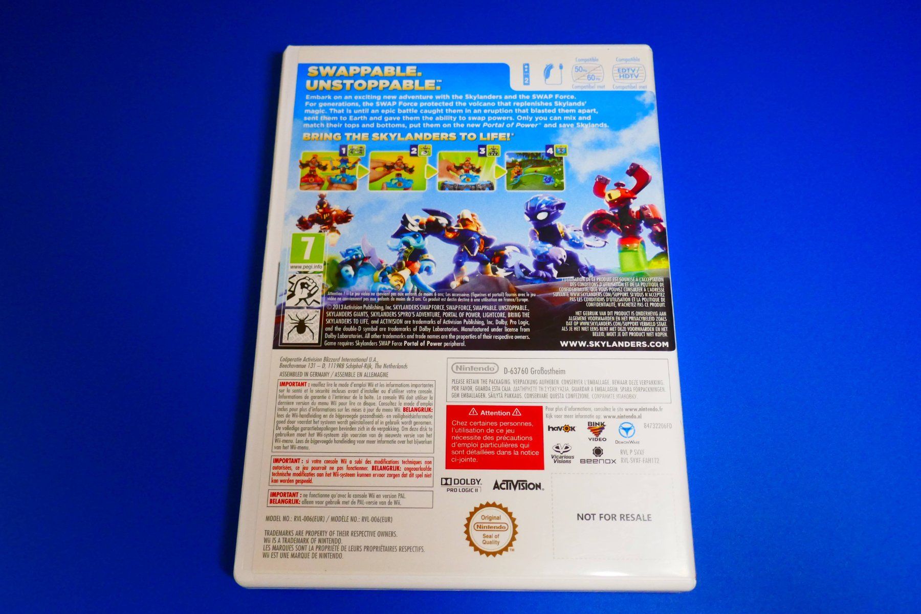 Nintendo Giochi: Skylanders : Swap Force - Nintendo Wii – Usato da Vuarrens venduto da Espace-Retro 2