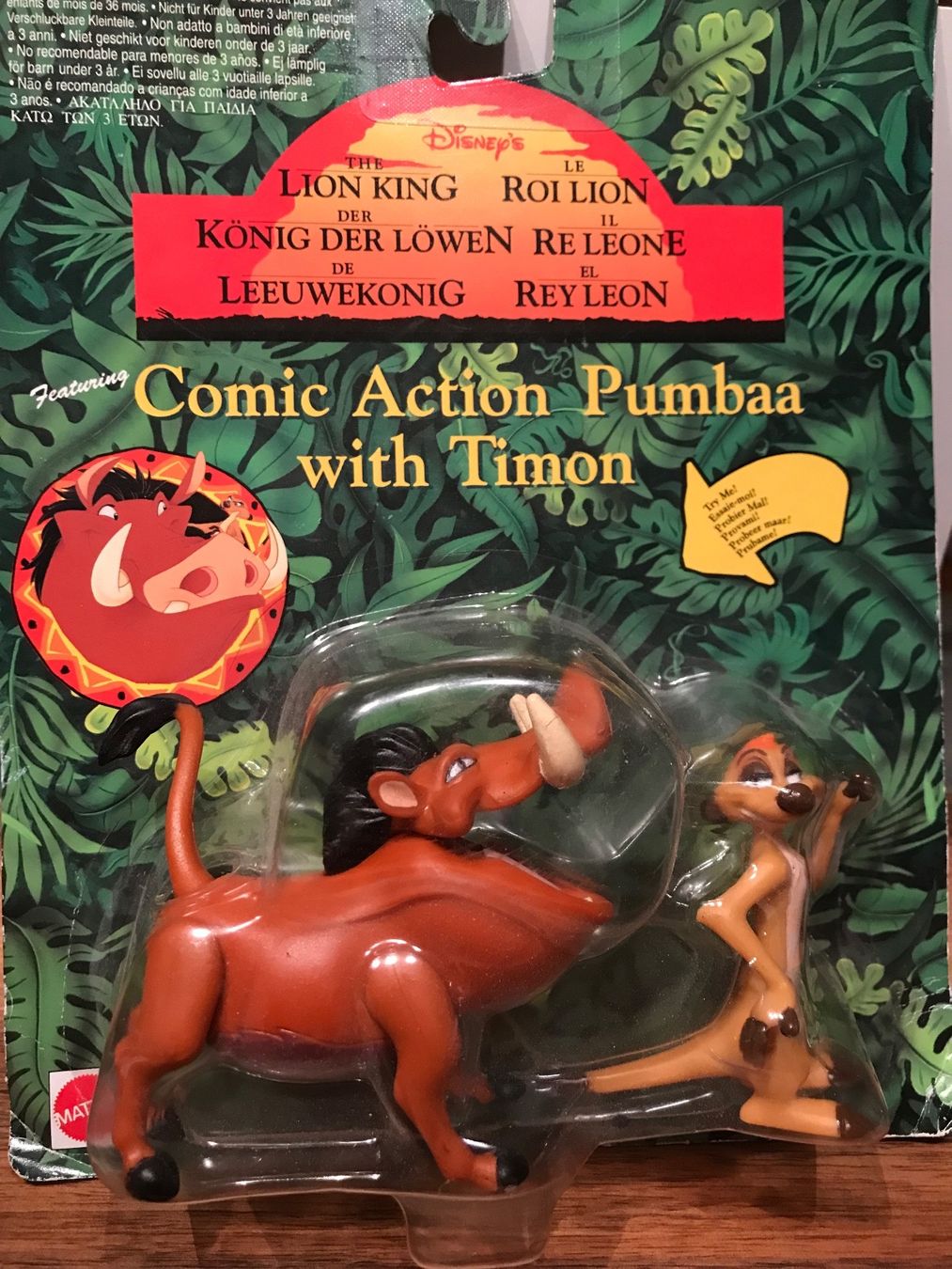 Disney Statuette: König der Löwen Comic Action Pumbaa with Timon – Nuovo e nell'imballaggio originale da Magden venduto da Ireg59