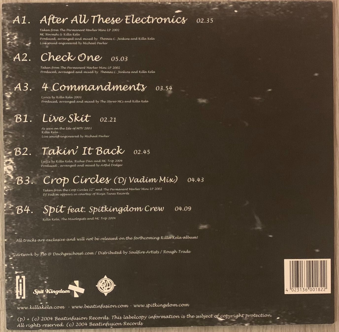 Schallplatten: KILLA KELA - For Those Who Joined Us LP 2004 – Gebraucht aus Mühlethal von superfast78 1