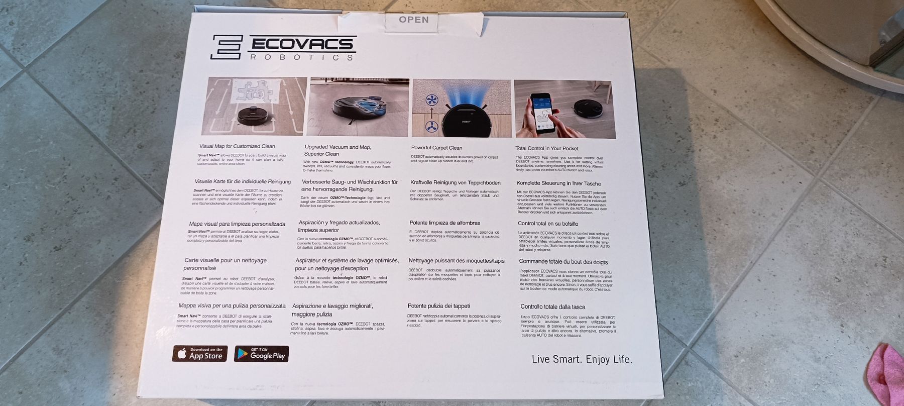 Ecovacs Aspirateurs & Accessoires: ECOVACS DEEBOT OZMO 930 Saugroboter – Défectueux à Arbon par Gatto81 1