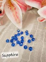 Swarovski Perlen 8 mm 20 Stück Sapphire